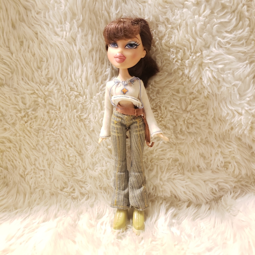 BRATZ Style It Dana Doll Hippie Chic 2003 MGA Entertainment 10" Brunette